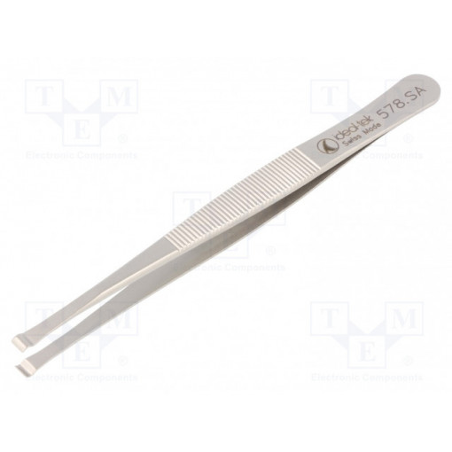 578.SA; Tweezers; Blades: straight; Blade tip shape: round; non-magnetic; IDEAL-TEK
