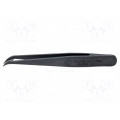 707A.CF; Tweezers; Blade tip shape: sharp, bent; Tweezers len: 115mm; ESD; IDEAL-TEK