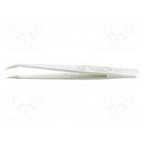 707A.DG; Tweezers; Blade tip shape: sharp, bent; Tweezers len: 115mm; ESD; IDEAL-TEK