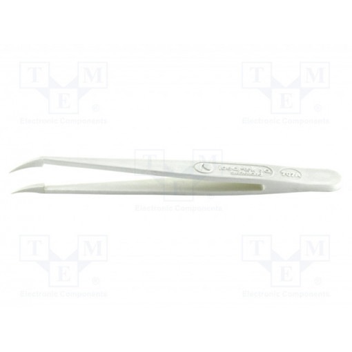 707A.DG; Tweezers; Blade tip shape: sharp, bent; Tweezers len: 115mm; ESD; IDEAL-TEK