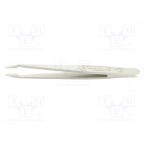 709.DG; Tweezers; Blade tip shape: sharp, bent; Tweezers len: 115mm; ESD; IDEAL-TEK