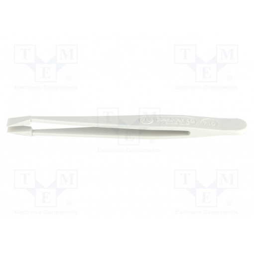 710.DG; Tweezers; Blade tip shape: flat,shovel; Tweezers len: 115mm; ESD; IDEAL-TEK