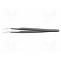 7A.SA.NE.6; Tweezers; Blade tip shape: sharp, bent; Tweezers len: 120mm; ESD; IDEAL-TEK