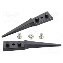 A242CF; Kit of tips; Blade tip shape: flat,rounded; Tweezers len: 40mm; IDEAL-TEK