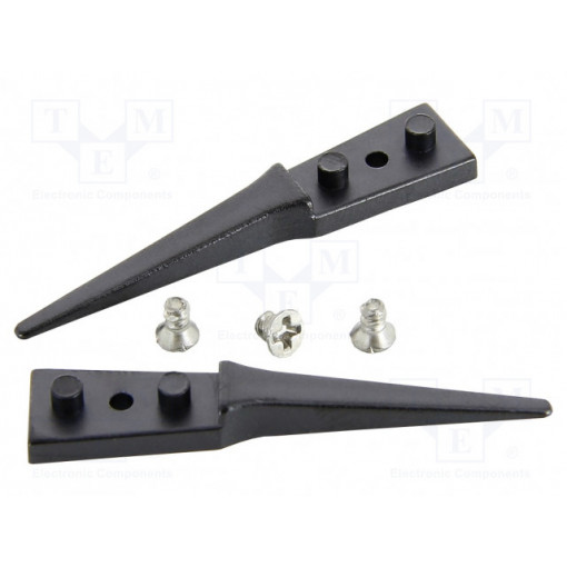 A242CF; Kit of tips; Blade tip shape: flat,rounded; Tweezers len: 40mm; IDEAL-TEK