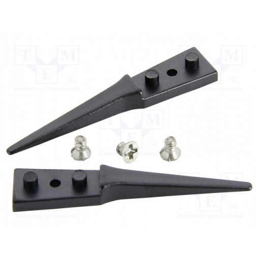 A242CP; Kit of tips; Blade tip shape: flat,rounded; Tweezers len: 40mm; IDEAL-TEK