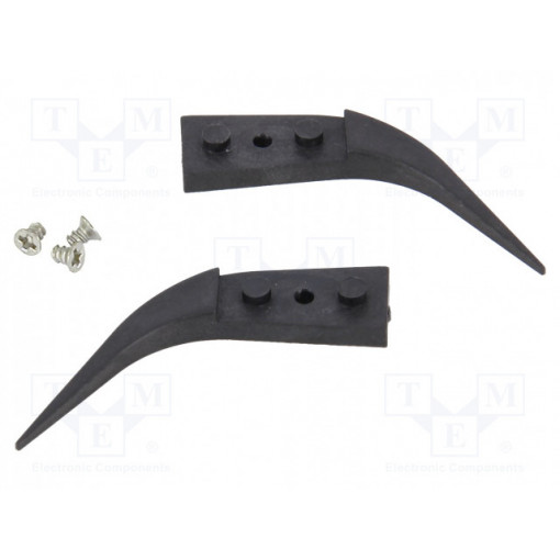 A277CF; Kit of tips; Blade tip shape: flat,bent; Tweezers len: 30mm; ESD; IDEAL-TEK