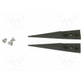 A2CF; Kit of tips; Blade tip shape: sharp; Tweezers len: 40mm; ESD; IDEAL-TEK