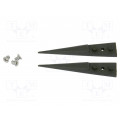 A3CP; Kit of tips; Blade tip shape: sharp; Tweezers len: 40mm; ESD; IDEAL-TEK