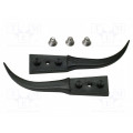 A7CP; Kit of tips; Blade tip shape: flat,bent; Tweezers len: 40mm; ESD; IDEAL-TEK