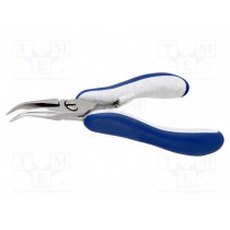 ES6023B.CR.BG; Pliers; curved,half-rounded nose,smooth gripping surfaces; ESD; IDEAL-TEK