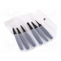 K6PICF; Set of tweezers; ESD; 6pcs.; IDEAL-TEK