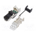 1132040000 IE-PS-RJ45-FH-BK-A; Plug; RJ45; PIN: 8; Cat: 6a,Class EA; shielded; gold-plated; IP20; WEIDMÜLLER