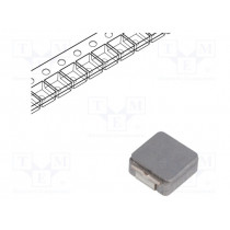 IHLP2525CZER100M01; Inductor: wire; SMD; 10uH; 7A; 102mΩ; 6.47x6.47x3mm; ±20%; -55÷125°C; VISHAY