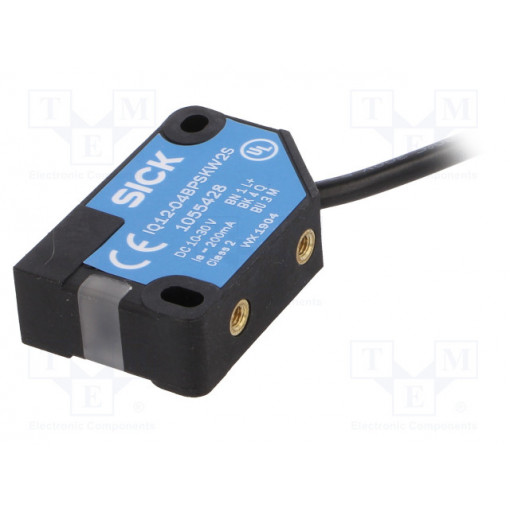 IQ12-04BPSKW2S; Sensor: inductive; 0÷4mm; PNP / NO; Usup: 10÷30VDC; 200mA; lead 2m; SICK