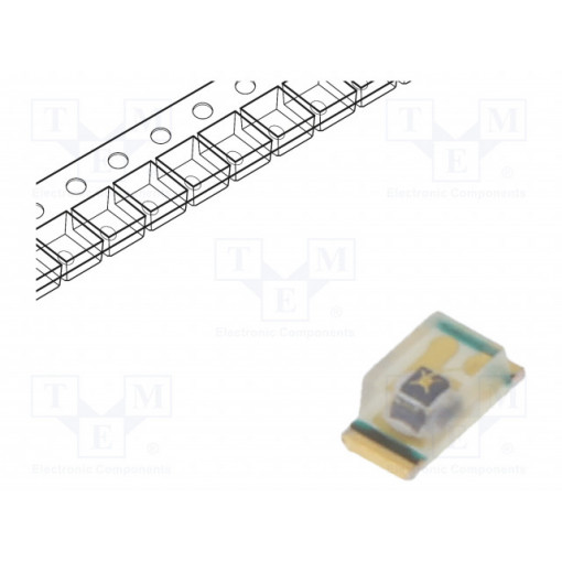 IR19-315C/TR8; IR transmitter; 0603; 940nm; transparent; 0.2÷0.6mW; 140°; SMD; EVERLIGHT