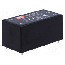 IRM-15-12; Power supply: switched-mode; modular; 15W; 12VDC; 52.4x27.2x24mm; MEAN WELL