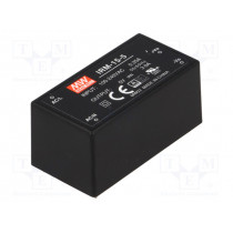 IRM-15-5; Power supply: switched-mode; modular; 15W; 5VDC; 52.4x27.2x24mm; MEAN WELL