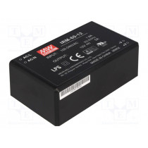 IRM-60-12; Power supply: switched-mode; modular; 60W; 12VDC; 87x52x29.5mm; 5A; MEAN WELL