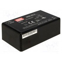 IRM-60-5; Power supply: switched-mode; modular; 50W; 5VDC; 87x52x29.5mm; 10A; MEAN WELL