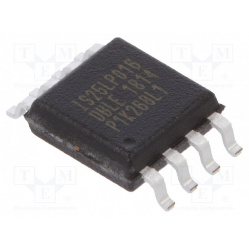 IS25LP016D-JBLE; FLASH memory; 16Mbit; DTR,QPI,SPI; 133MHz; 2.3÷3.6V; SO8; serial; ISSI IS25LP016D-JBLE; FLASH memory; 16Mbit; DTR,QPI,SPI; 133MHz; 2.3÷3.6V; SO8; serial; ISSI