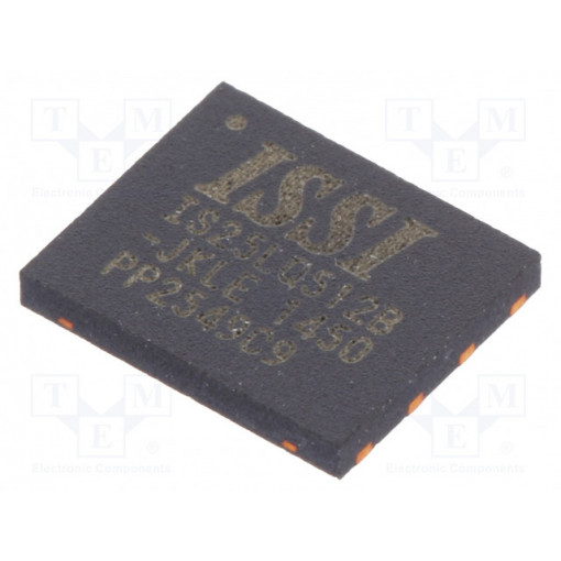 IS25LQ512B-JKLE; FLASH memory; 512kbit; SPI; 104MHz; 2.3÷3.6V; WSON8; serial; 6x5mm; ISSI IS25LQ512B-JKLE; FLASH memory; 512kbit; SPI; 104MHz; 2.3÷3.6V; WSON8; serial; 6x5mm; ISSI