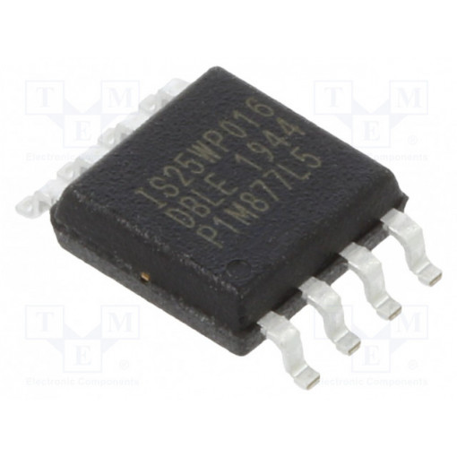 IS25WP016D-JBLE; FLASH memory; 16Mbit; DTR,QPI,SPI; 133MHz; 1.65÷1.95V; SO8; serial; ISSI IS25WP016D-JBLE; FLASH memory; 16Mbit; DTR,QPI,SPI; 133MHz; 1.65÷1.95V; SO8; serial; ISSI