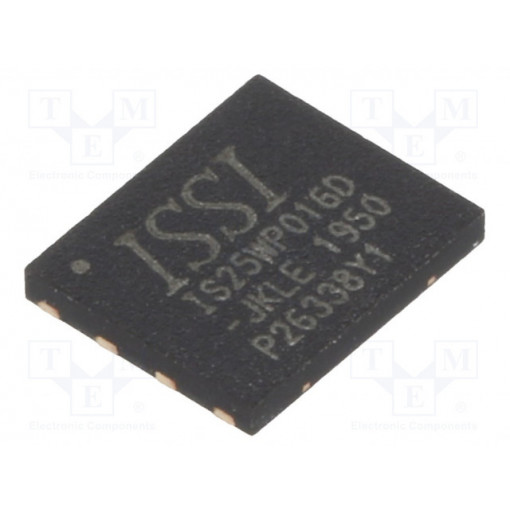 IS25WP016D-JKLE; FLASH memory; 16Mbit; DTR,QPI,SPI; 133MHz; 1.65÷1.95V; WSON8; ISSI