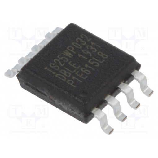 IS25WP032D-JBLE; FLASH memory; 32Mbit; DTR,QPI,SPI; 133MHz; 1.65÷1.95V; SO8; serial; ISSI IS25WP032D-JBLE; FLASH memory; 32Mbit; DTR,QPI,SPI; 133MHz; 1.65÷1.95V; SO8; serial; ISSI