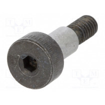 ISO 7379-5-M4-8; Shoulder screw; Mat: steel; Thread len: 8mm; Thread: M4; Cut: imbus; ELESA+GANTER