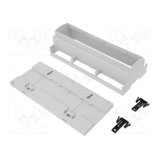 25.1204000.BL; Enclosure: for DIN rail mounting; Y: 91mm; X: 213mm; Z: 53mm; ABS; ITALTRONIC