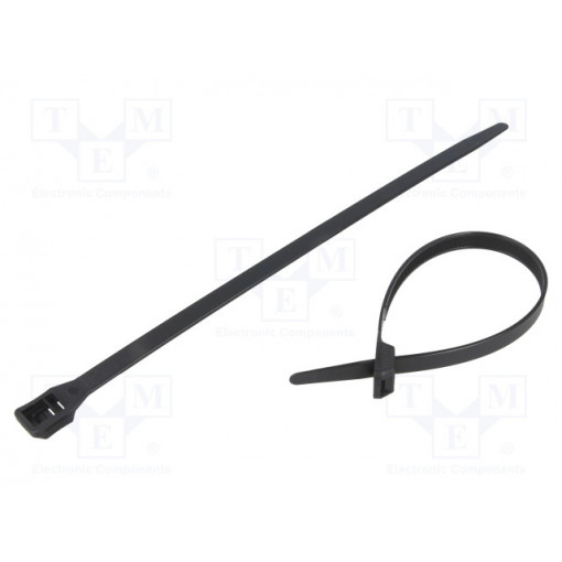 IT965-C0; Cable tie; L: 257mm; W: 8.9mm; polyamide; 552N; black; Ømax: 65mm; PANDUIT