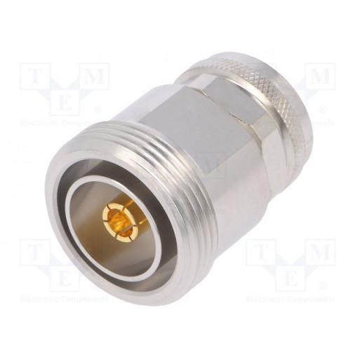 J01122C0014; Adapter; 4.3-10 plug,7-16 socket; Insulation: teflon; 6GHz; 50Ω; TELEGÄRTNER