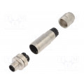 J80026A0200; Plug; M12; PIN: 4; male; D code-Ethernet; for cable; screw terminal; TELEGÄRTNER J80026A0200; Plug; M12; PIN: 4; male; D code-Ethernet; for cable; screw terminal; TELEGÄRTNER