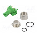 J80120A0220; Socket; M12; PIN: 4; female; D code-Ethernet; for panel mounting; TELEGÄRTNER J80120A0220; Socket; M12; PIN: 4; female; D code-Ethernet; for panel mounting; TELEGÄRTNER