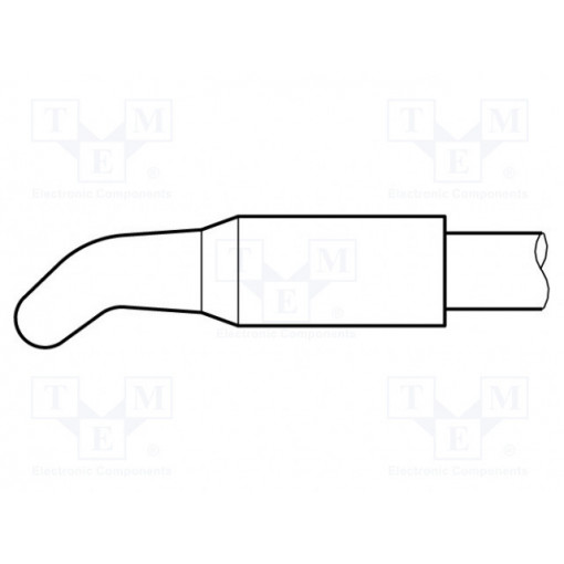 C130-416; Tip; bent conical; 2.9mm; longlife; for  JBC-AP-A soldering iron; JBC TOOLS