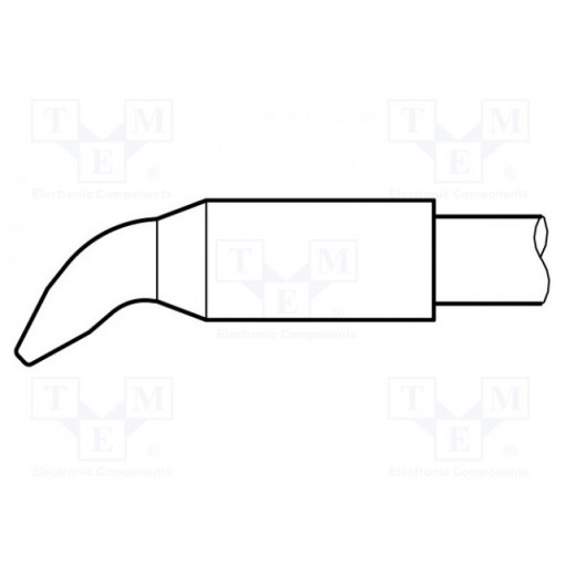 C245-946; Tip; bent chisel; 2.2x1mm; longlife; JBC TOOLS