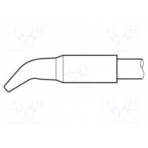 C250-418; Tip; bent chisel; 3.2x1.5mm; longlife; JBC TOOLS