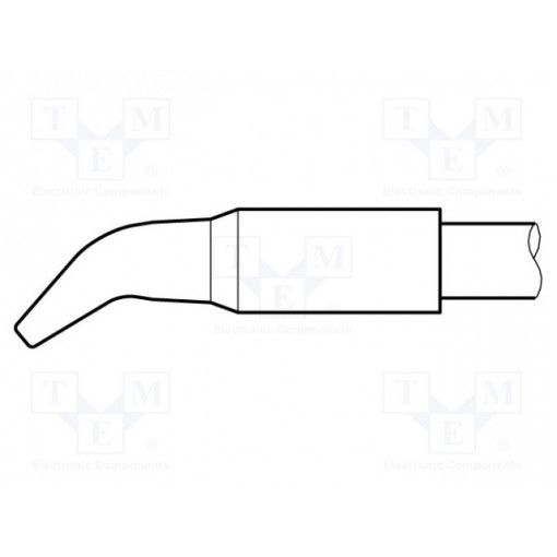 C250-418; Tip; bent chisel; 3.2x1.5mm; longlife; JBC TOOLS