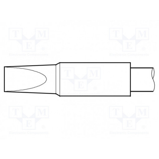 C470-015; Tip; chisel; 6x1.7mm; longlife; JBC TOOLS