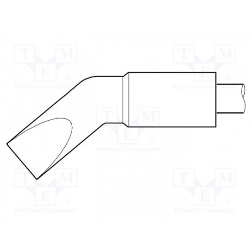 C470-018; Tip; bent chisel; 8.9x1.7mm; longlife; JBC TOOLS