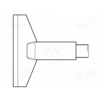 C470-023; Tip; shovel; 32.2mm; longlife; JBC TOOLS