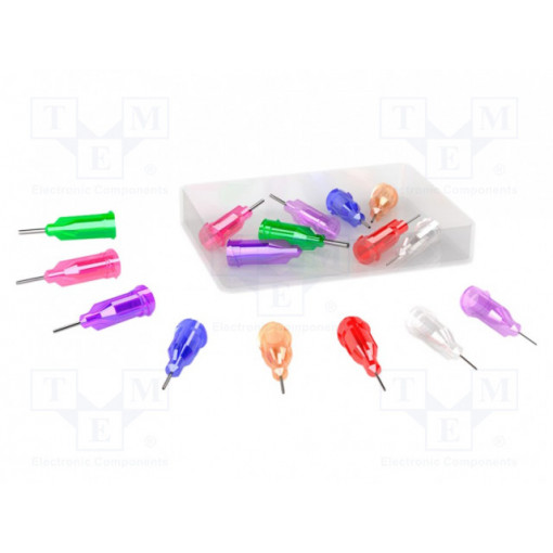 ND-KS; Needle: steel; Size: 18,20,21,22,23,25,27,30; straight; 16pcs.; JBC TOOLS