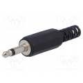 ; Plug; Jack 3,5mm; male; mono; with strain relief; straight; 