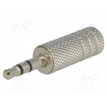 JC-009; Plug; Jack 3,5mm; male; stereo; straight; for cable; soldering; NINIGI