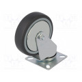JDPE 1001 1001; Transport wheel; Ø: 100mm; W: 27mm; H: 134mm; torsional; 90kg; COLSON JDPE 1001 1001; Transport wheel; Ø: 100mm; W: 27mm; H: 134mm; torsional; 90kg; COLSON
