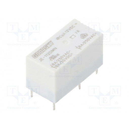 JE-112DMN; Relay: electromagnetic; SPST-NO; Ucoil: 12VDC; 8A/250VAC; 8A/30VDC; GOODSKY