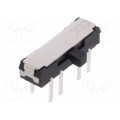 JS203011AQN; Switch: slide; Pos: 2; DP3T; 0.3A/6VDC; ON-ON; Mounting: THT; C&K