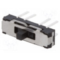JS203011CQN; Switch: slide; Pos: 2; DP3T; 0.3A/6VDC; ON-ON; Mounting: THT; C&K