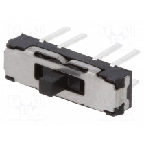JS203011CQN; Switch: slide; Pos: 2; DP3T; 0.3A/6VDC; ON-ON; Mounting: THT; C&K